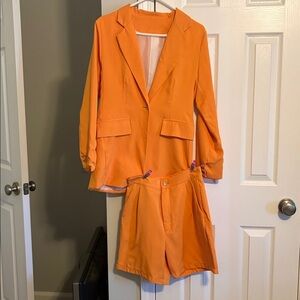 Pageant Dress Coat And Shorts
